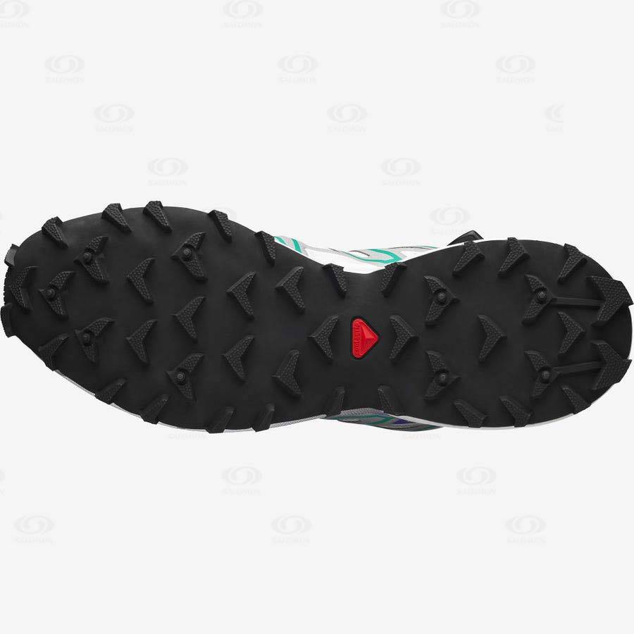 White Women's Salomon SPEEDCROSS 3 Sneakers | USA-N2282
