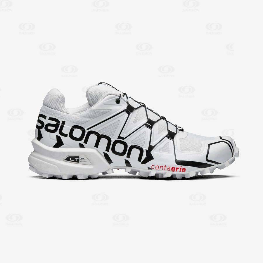 White Women\'s Salomon SPEEDCROSS OFFROAD Sneakers | USA-N1071