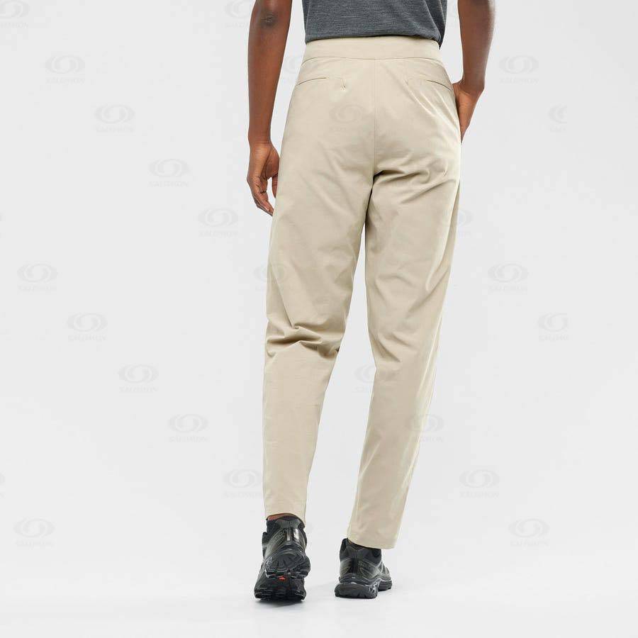 White Women's Salomon WAYFARER CITY Pants | USA-O2230