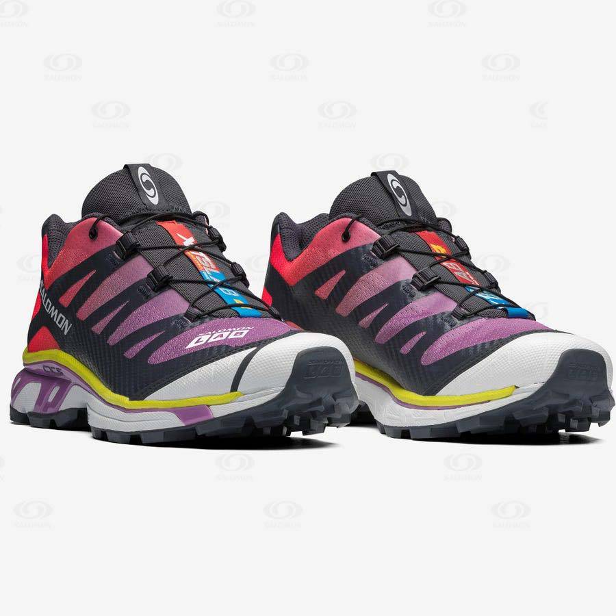 White Women's Salomon XT-4 ADVANCED Sneakers | USA-O2531