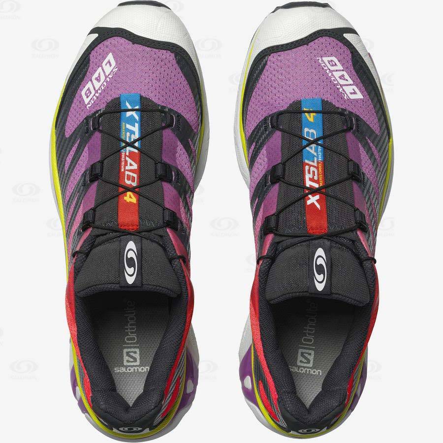 White Women's Salomon XT-4 ADVANCED Sneakers | USA-O2531