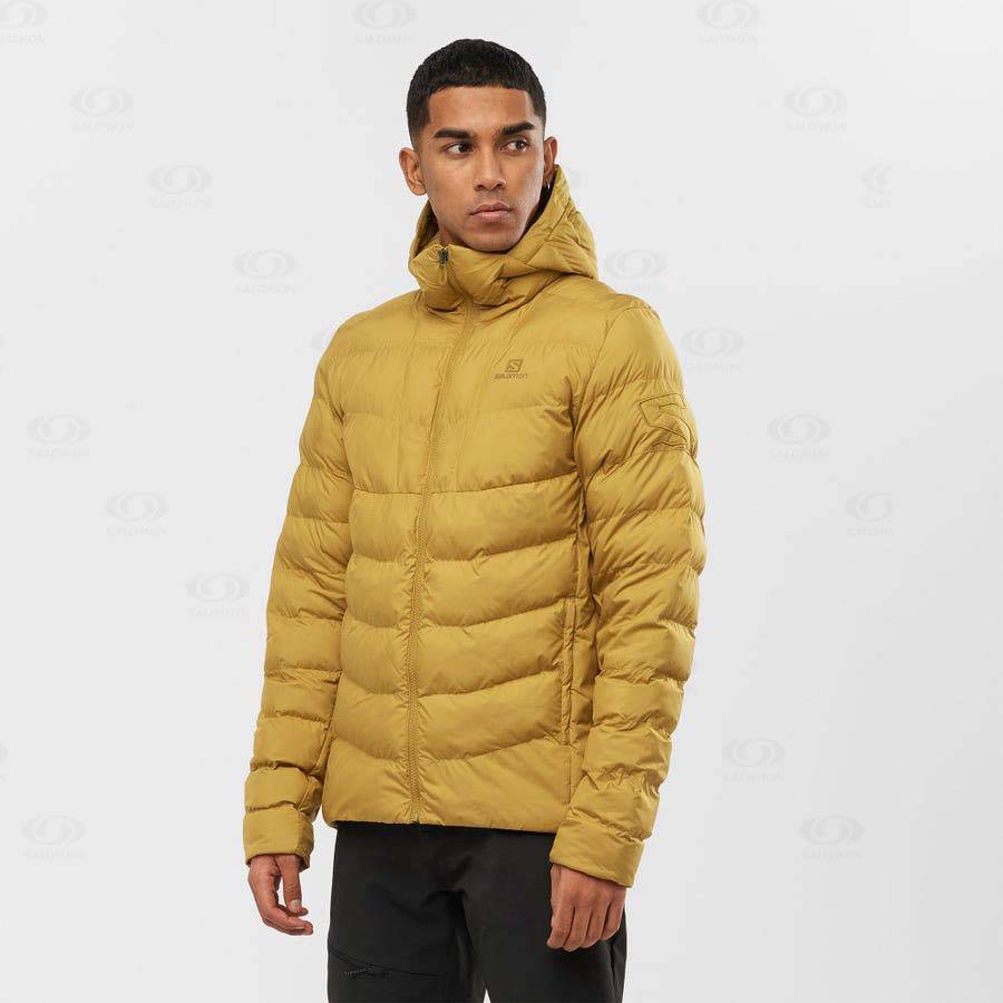 Yellow Men's Salomon ESSENTIAL XWARM INSULATED Insulated Jackets | USA-L1445