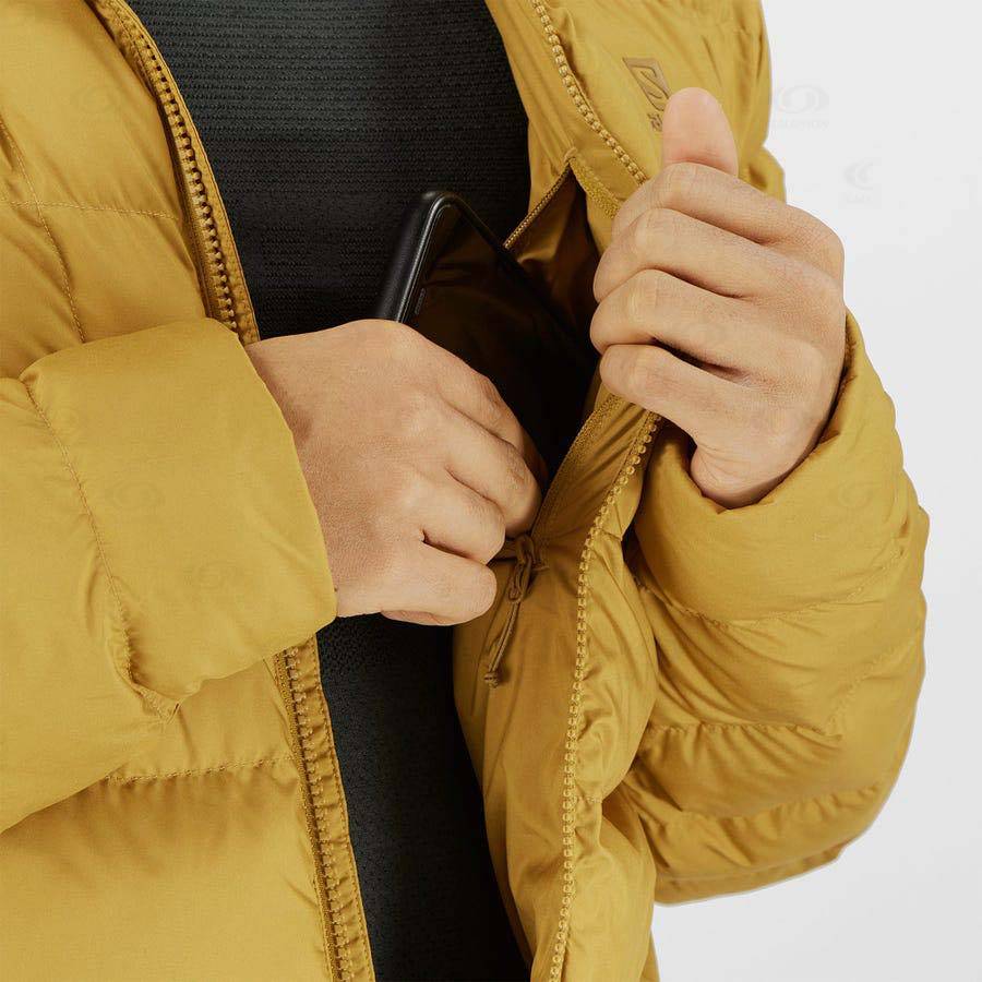 Yellow Men's Salomon ESSENTIAL XWARM INSULATED Insulated Jackets | USA-L1445