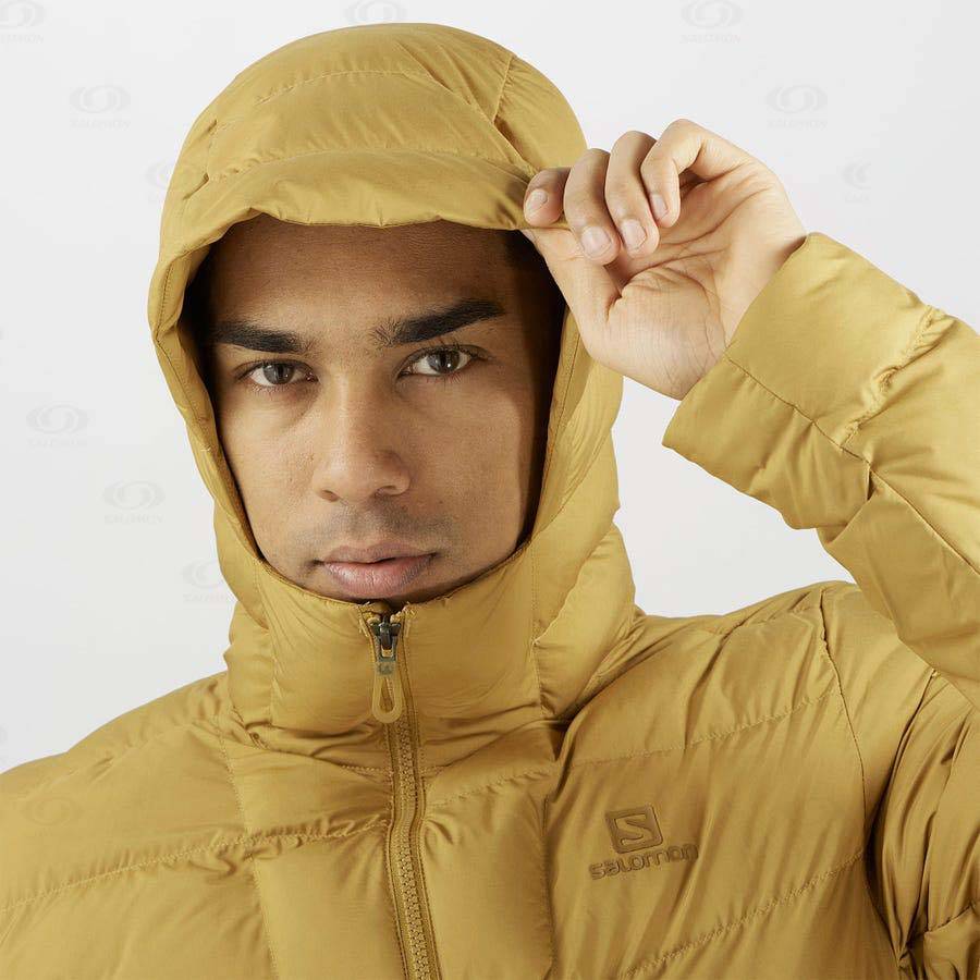 Yellow Men's Salomon ESSENTIAL XWARM INSULATED Insulated Jackets | USA-L1445