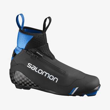 Black / Blue Men's Salomon S/RACE CLASSIC PROLINK Ski Boots | USA-O2510
