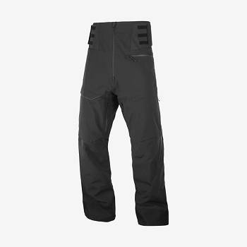 Black Men's Salomon GRAVITY GORE-TEX Ski Pants | USA-M1692