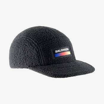 Black Men's Salomon OUTLIFE SWEET FLEECE Hats | USA-O2169