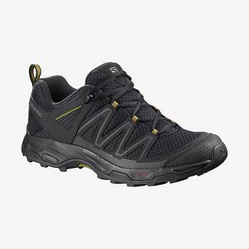 Black Men's Salomon PATHFINDER Hiking Shoes | USA-W3580