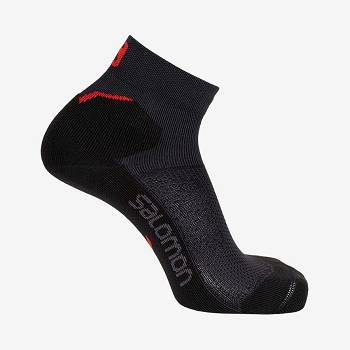 Black Men's Salomon SPEEDCROSS ANKLE Socks | USA-O1530