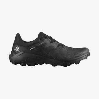 Black Men's Salomon WILDCROSS 2 GORE-TEX Waterproof Shoes | USA-N1155