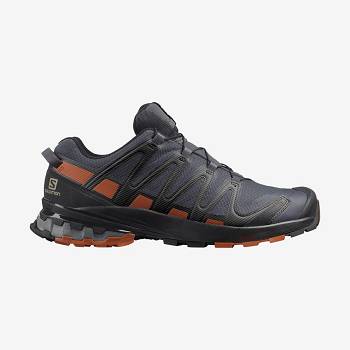 Black Men's Salomon XA PRO 3D V8 GORE-TEX WIDE Waterproof Shoes | USA-wN1589