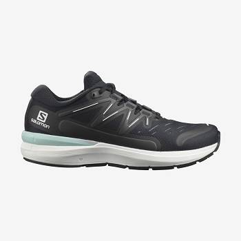 Black / White Men's Salomon SONIC 4 Confidence Running Shoes | USA-N1666