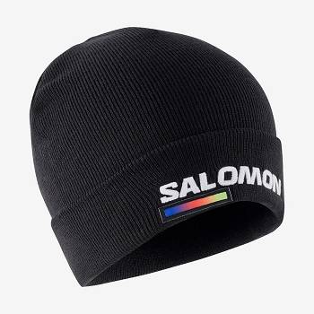 Black Women's Salomon OUTLIFE LOGO Hats | USA-M1237