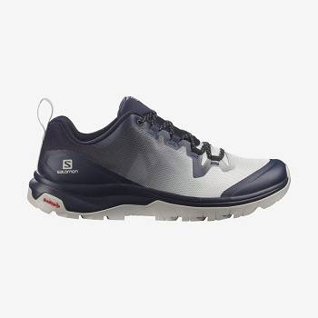 Blue / White Women's Salomon VAYA Hiking Shoes | USA-O1992