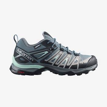 Green Women's Salomon X ULTRA PIONEER CLIMASALOMON™ Waterproof Shoes | USA-O1215