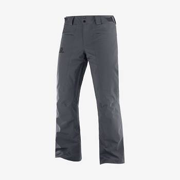 Grey Men's Salomon BRILLIANT Ski Pants | USA-N2373