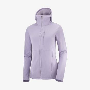Purple Women's Salomon ESSENTIAL XWARM Hoodie | USA-L2621