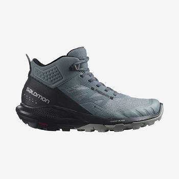 Silver Women's Salomon OUTPULSE MID GORE-TEX Waterproof Shoes | USA-M2196