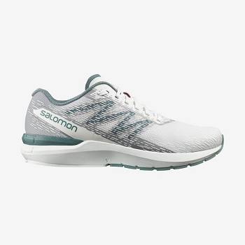 White Men's Salomon SONIC 5 BALANCE Running Shoes | USA-S2409